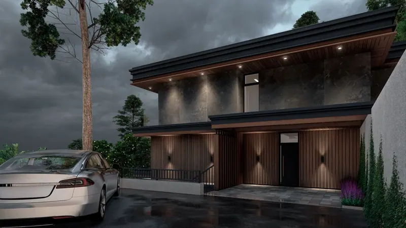 Коттедж в с. Прогресс — вид проекта 3