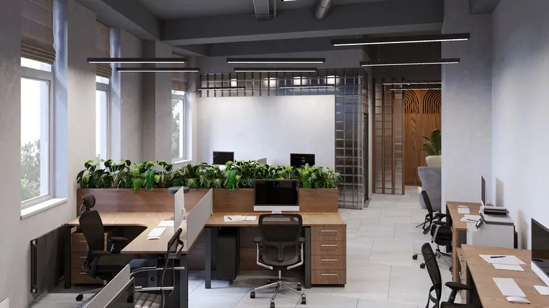 Дизайн-проект офиса строительной компании — вид проекта 8